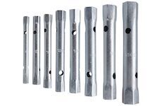 Klíče trubkové sada 8ks 6-22mm 2 kusy vratidel nylonové pouzdro CrV EXTOL PREMIUM 8816370