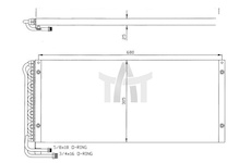 Kondenzátor - klimatizace NRF NRF35323