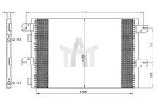 Kondenzátor - klimatizace NRF NRF35792