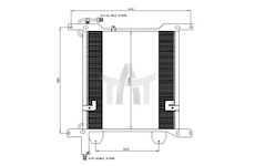 Kondenzátor - klimatizace NRF NRF35837