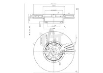 Kotouč brzdový RVI MAGNUM, PREMIUM FI438mm MTX MTX-T-500