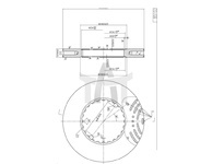 Kotouč brzdový VOLVO FH12 ventilátoru FI434 P/T