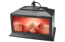 Krb s plápolajícím ohněm LED 22 x 20 x 14 cm EXTOL LIGHT 43404