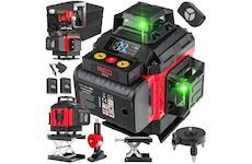 Křížový laser 360° samonivelační 4D zelený RED TECHNIC RTPLK0036