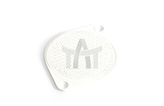 Kulatá odrazka s okem bílá WAS 517/B