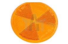 Kulatá odrazka se šroubem FI75 žlutá WAS 516