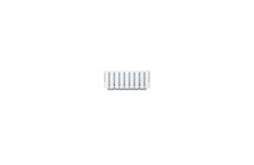 Květináč-truhlík 38x18cm bílý BOARDEE FENCYCAS Prosperplast DDEF400-S449