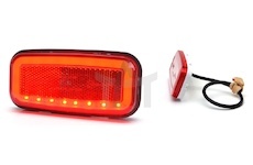 Lampa obrysová LED 12/24V červená neonová WAS 1481RS1