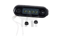 Lampa obrysová LED 12/36V bílá dark FRISTOM FT-073BLEDDARK