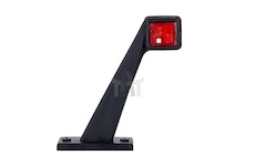 Lampa obrysová LED bílo-červená šikmá HORPOL LD442/L
