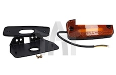 Lampa obrysová LED oranžová 12V/24V 2 proužky WAS W158/1137  