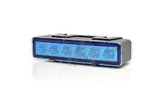 Lampa výstražná 12/24V modrá WAS W117/899.1
