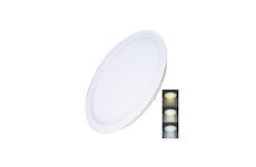 LED mini panel CCT podhledový 24W 1800lm 3000K 4000K 6000K kulatý SOLIGHT KT-WD144