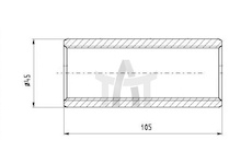 Ložiskové pouzdro - listová pružina CSY AZVO-0022