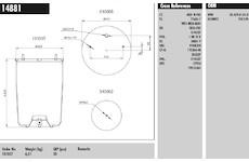 Měch pérování BPW 36K bez zvonu