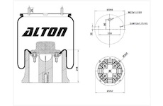 Měch pérování SAF 2927V