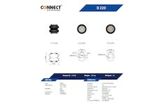 Měch pérování SAF zved. náprav. 895, H:200,  G1/4 vzduch. CONNECT 