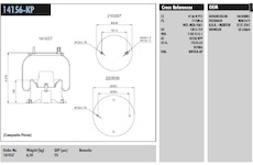 Měch pérování TRAILOR 4156KP  