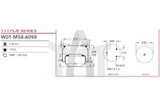 Měch - pneumatické odpružení FIRESTON W01M586098