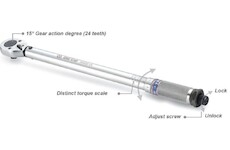 Momentový klíč 3/8 20–110 Nm KING TONY 3