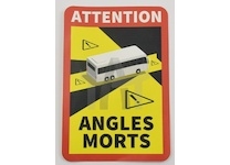 Nálepka mrtvý úhel na autobus 250x170 101-05W-604  