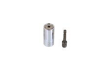 Nástrčná univerzální hlavice CrV 7-19mm + adaptér GEKO G15020