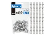 Nýtovací matice M4 (0.5–2.0) hliníkové 50 ks GEKO G02911D