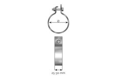 Objímka svěrná, výfukový systém DINEX