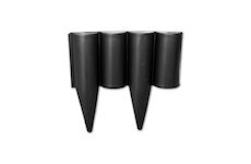 Obrubník plastový palisáda 2.5m 225mm černá PALGARDEN BRADAS BR-OBP1202-002BK