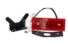 OBRYOVÉ SVĚTLO LED 12/24V ČERVENÉ WAS W202/1416