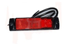 OBRYOVÉ SVĚTLO LED ČERVENÉ ROVNÉ DLOUHÝ KABEL 5 ROLLING RU-2014R