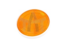 Odrazka kulatá oranžová průměr 75 mm