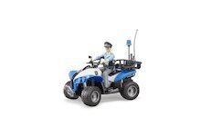 Policejní čtyřkolka s figurkou policisty BRUDER BO-63010