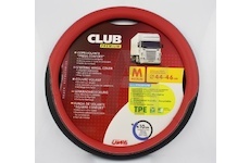 Potah na volant Club-červený-tir M LAM98910