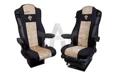 Potahy MB ACTROS MP IV 1+1, 2 pásy 122/béžová