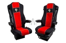 Potahy MB ACTROS MP IV 1+1, 2 pásy 122/černá