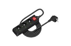 Přívod prodlužovací RPC 20B 3 m 3 zásuvky 3 x 1.0 mm2 WS RETLUX 50005912