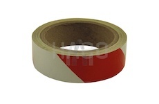 Reflexní páska bílo-červená 10 m HACO