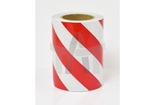 Reflexní páska bílo-červená šířka 17 cm