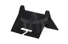 Rohový chránič pásu střední černý XOB