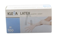 Rukavice latexové M 100 ks bílé 13500022  
