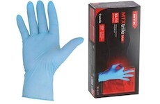 Rukavice nitrilové MTXTRILE BLUE A100 XL 