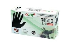 Rukavice nitrilové XL 100KS černé