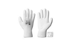 Rukavice ochranné 11 polyuretan PURE WHITE