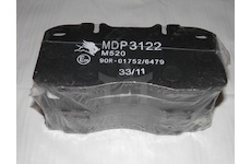 Sada brzdových destiček, kotoučová brzda MERITOR MDP3122