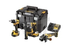 Sada nářadí DCD800 + DCH172 + DCC405 + 2×5Ah DEWALT DCK355P2T-QW  
