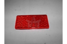 Samolepicí obdélníková odrazka červená UP60T/C