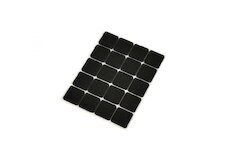 Samolepící plstěné podložky pod nábytek 20 ks čtvercové 20x20 mm GEKO G29811