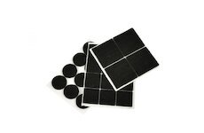 Samolepící plstěné podložky pod nábytek 28ks kulaté 25mm čtvercové 25x25mm a 40x40mm GEKO G29812