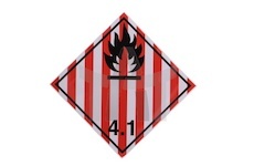 Samolepka ADR samovolně reagující látky